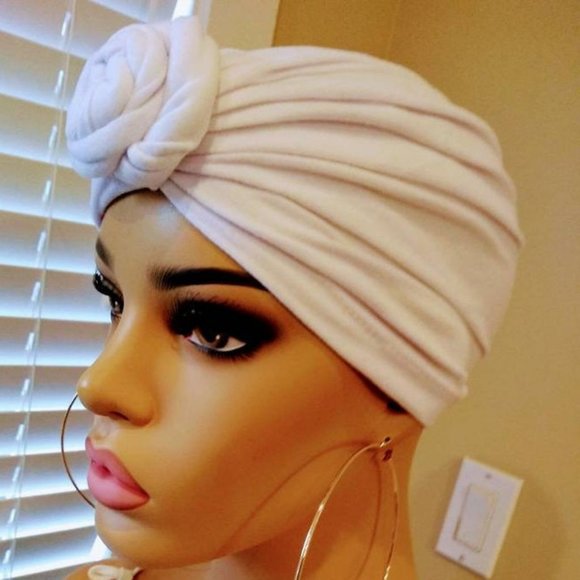 Headwrap Pre-Tied Turban for Women.Adult Head Wrap.Pre Tied Twist Knot Hat.Chemo - Picture 3 of 4